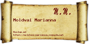 Moldvai Marianna névjegykártya